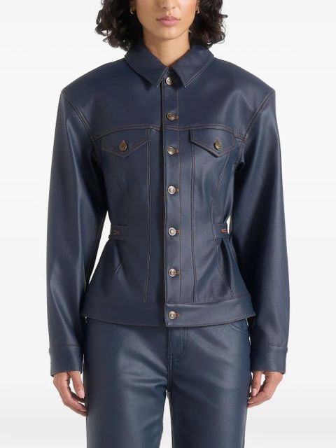 Manière De Voir Karla fitted jacket - Blue