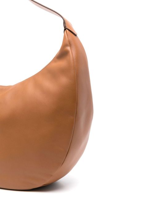 Miu Miu logo-plaque shoulder bag - Brown