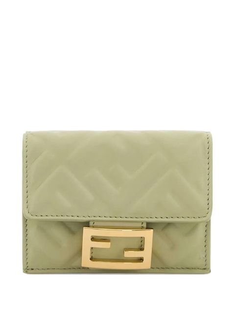 FENDI leather wallet - Green - zdjęcie produktu nr 1