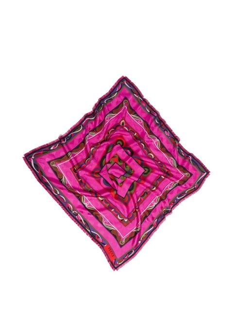 PUCCI mixed-print jacquard scarf - Pink - zdjęcie produktu nr 1