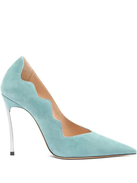 Casadei 100mm Superblade Camoscio pumps - Blue - zdjęcie produktu nr 1