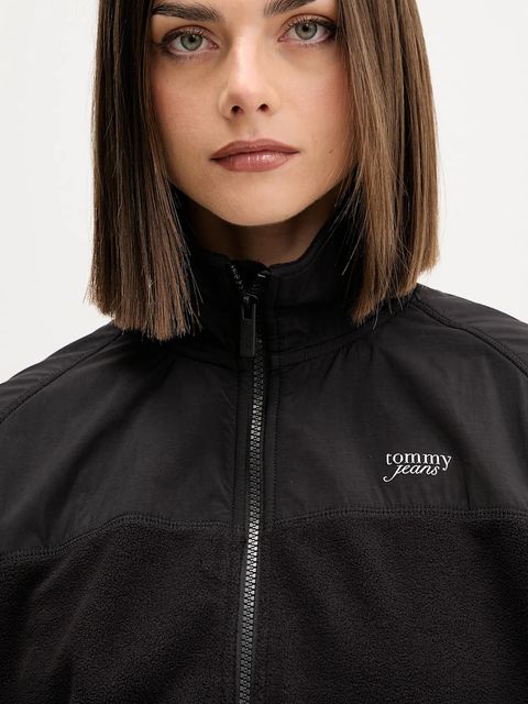 Tommy Jeans bluza damska kolor czarny gładka DW0DW21606 - zdjęcie produktu nr 2