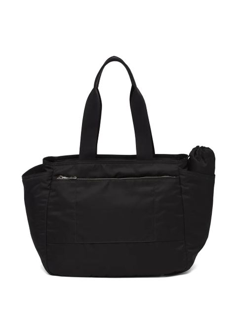 Prada enamel logo plaque diaper bag - Black - zdjęcie produktu nr 2