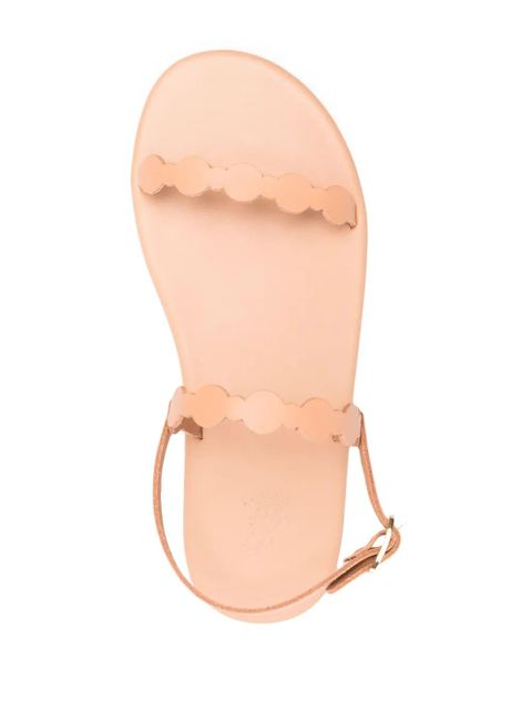 Ancient Greek Sandals Orion flat leather sandals - Neutrals