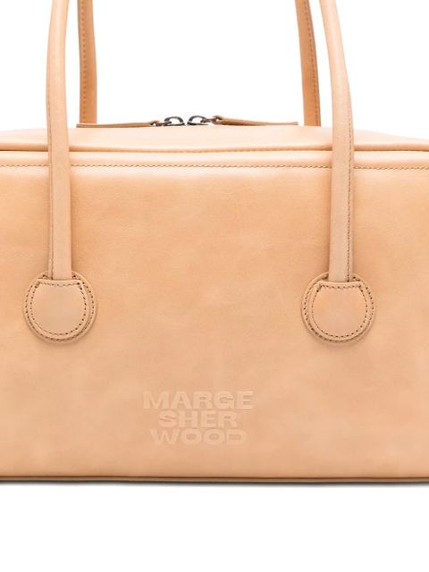 Marge Sherwood leather shoulder bag - Neutrals