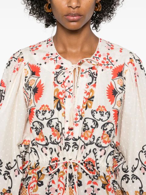 FARM Rio Mandala mini dress - Neutrals