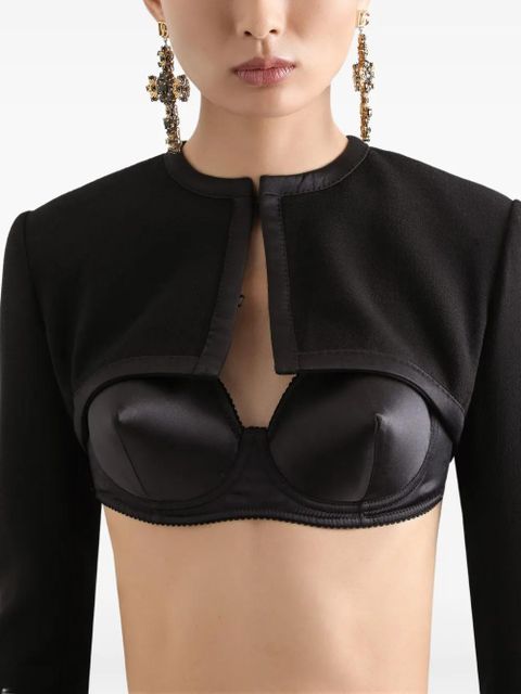 Dolce & Gabbana cropped jacket - Black