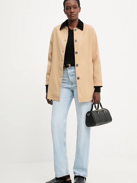 Answear.LAB sweter z wełny merino damski kolor czarny lekki