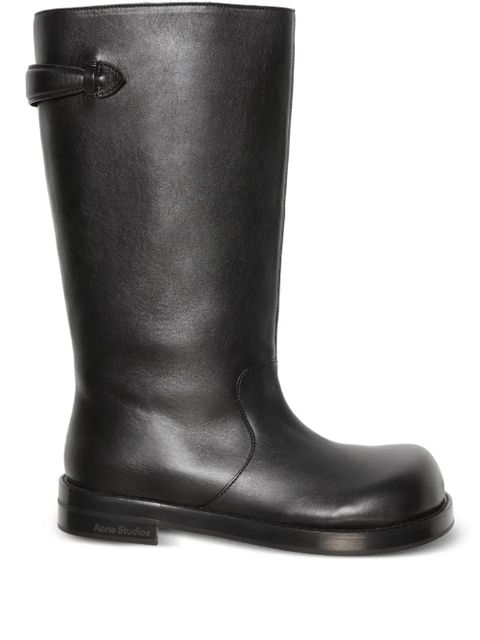 Acne Studios buckle-detailing knee-high boots - Black - zdjęcie produktu nr 1