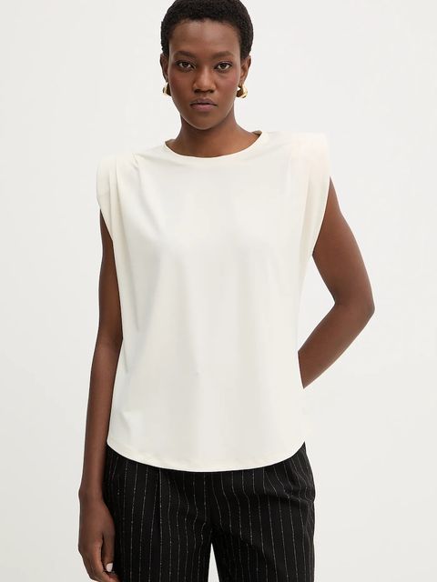 MICHAEL Michael Kors t-shirt damski kolor beżowy MR6531FH6J - zdjęcie produktu nr 1