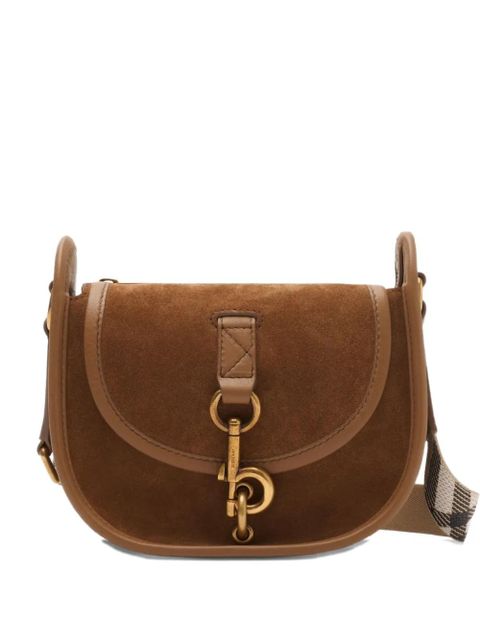 Burberry check-strap messenger bag - Brown - zdjęcie produktu nr 1