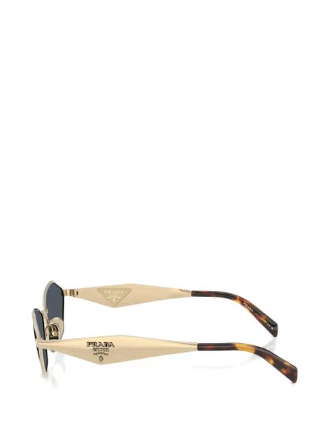 Prada Eyewear geometric-frame sunglasses - Gold