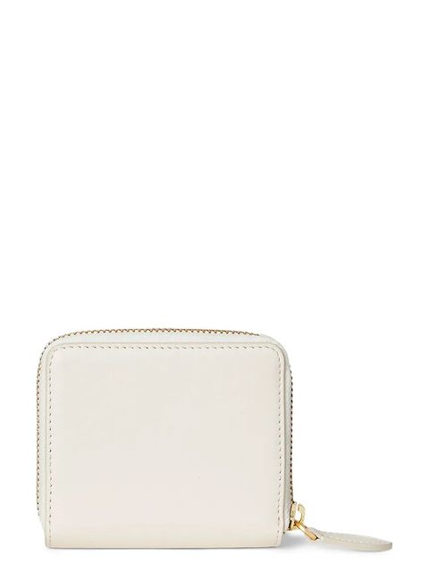 Polo Ralph Lauren portfel skórzany damski kolor beżowy 427980480