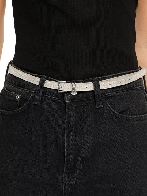 Kurt Geiger London pasek skórzany Shoreditch damski kolor złoty 5410461609