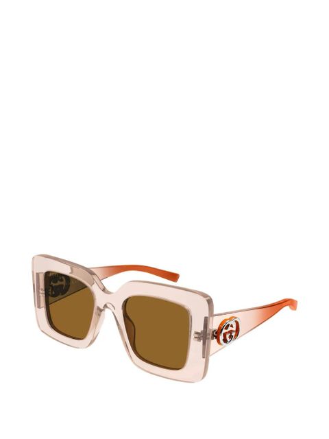 Gucci Eyewear square-frame sunglasses - Pink - zdjęcie produktu nr 2