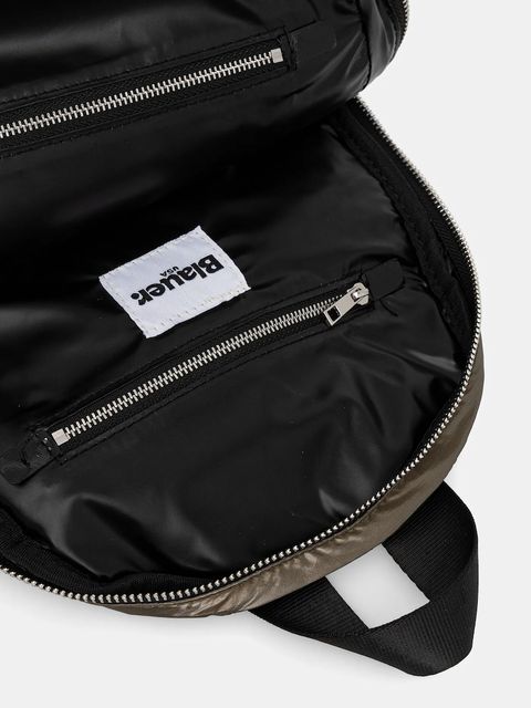 Blauer plecak damski kolor zielony mały gładki WAVE03