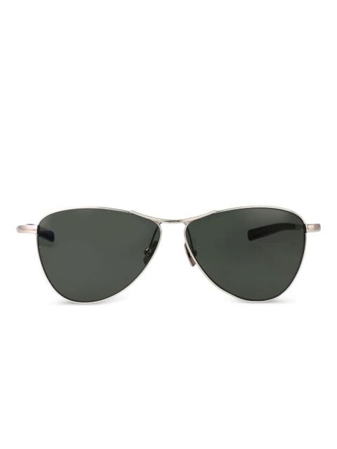 Saint Laurent Eyewear VESPER pilot-frame sunglasses - Silver - zdjęcie produktu nr 1