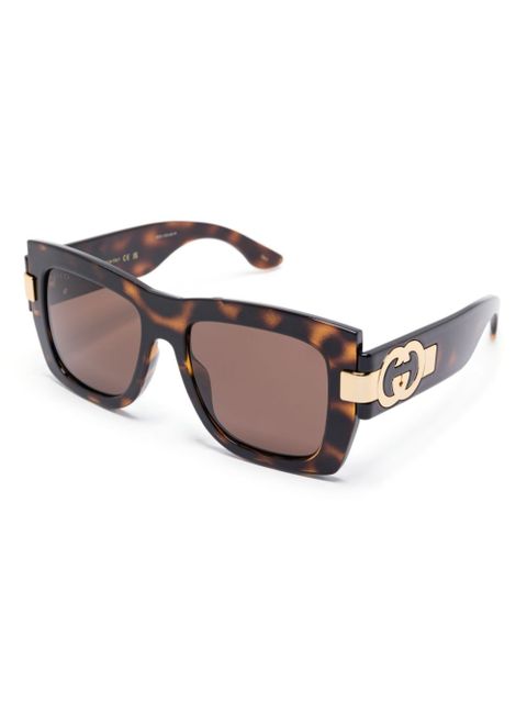 Gucci Eyewear square-frame sunglasses - Brown - zdjęcie produktu nr 2