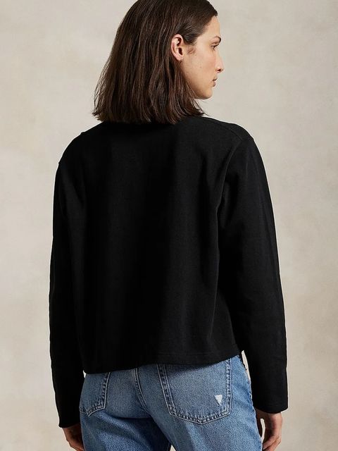 Polo Ralph Lauren longsleeve bawełniany kolor czarny 211967107 - zdjęcie produktu nr 2