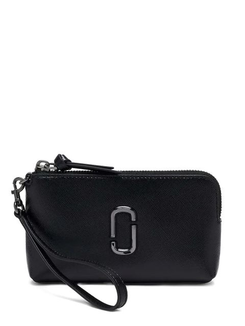 Marc Jacobs The Snapshot leather zip wristlet - Black - zdjęcie produktu nr 1