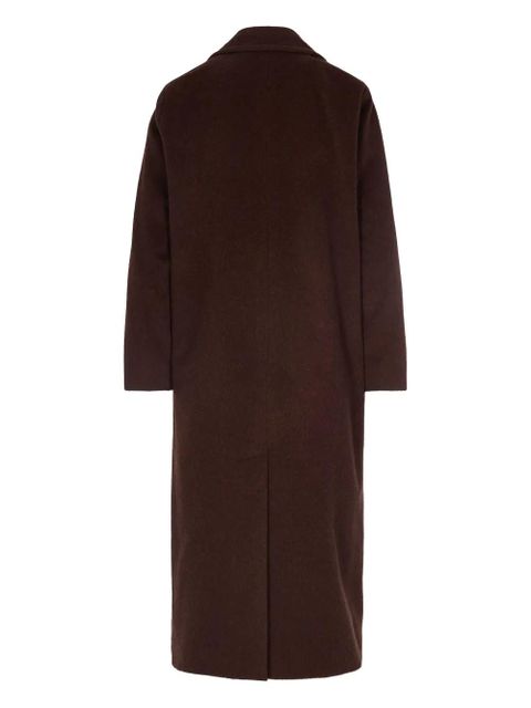 Max Mara buttoned double-breasted coat - Brown