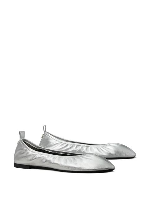 Tory Burch Eddie 2.0 ballerina shoes - Silver - zdjęcie produktu nr 2