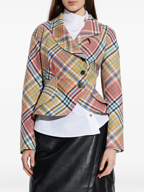 Vivienne Westwood checked jacket - Pink