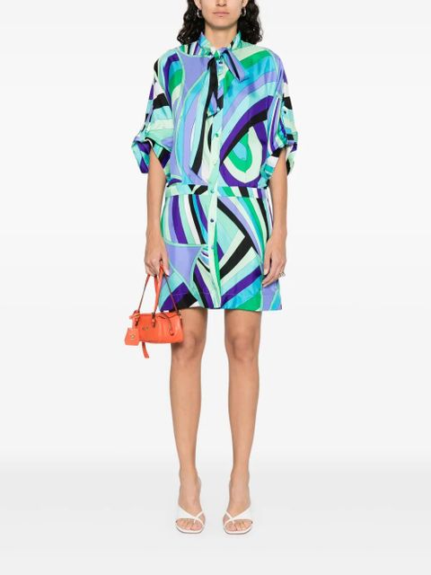 PUCCI abstract-pattern dress - Green