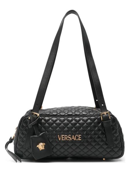 Versace small quilted shoulder bag - Black - zdjęcie produktu nr 1