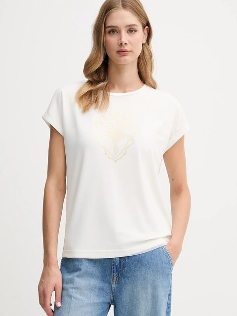 Joop! t-shirt damski kolor beżowy 30047786 - zdjęcie produktu nr 1