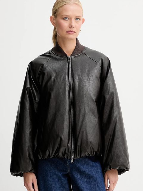 Weekend Max Mara kurtka POTENTE kolor brązowy przejściowa oversize 2525486042600 - zdjęcie produktu nr 1