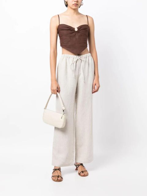 Reformation Olina straight-leg linen trousers - Neutrals - zdjęcie produktu nr 2