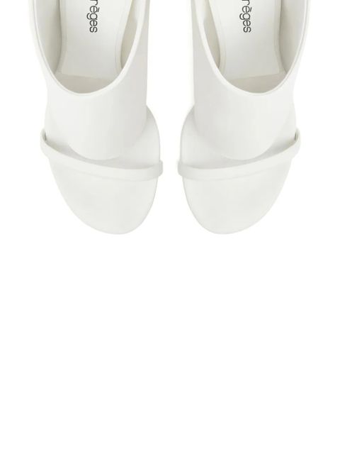 Courrèges Oblique sandals - White
