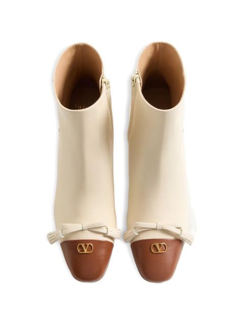 Valentino Garavani 60mm Valet Du Roi ankle boots - Neutrals