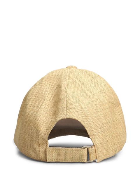 MC2 Saint Barth raffia baseball cap - Neutrals