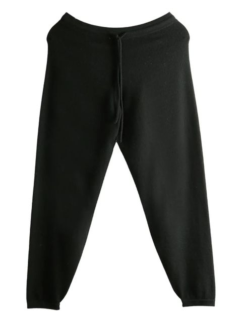 The Row drawstring cashmere trousers - Black - zdjęcie produktu nr 1