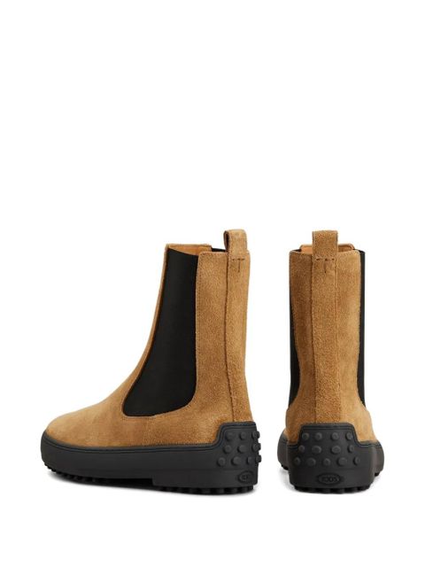 Tod's Gommino chelsea boots - Brown