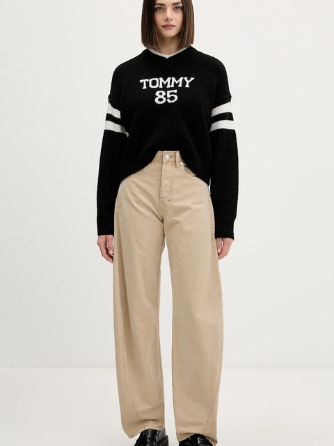 Tommy Jeans sweter z dodatkiem wełny - zdjęcie produktu nr 1