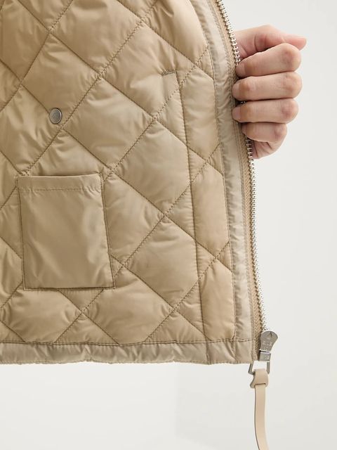 Marc O'Polo kurtka kolor beżowy przejściowa 600111970025