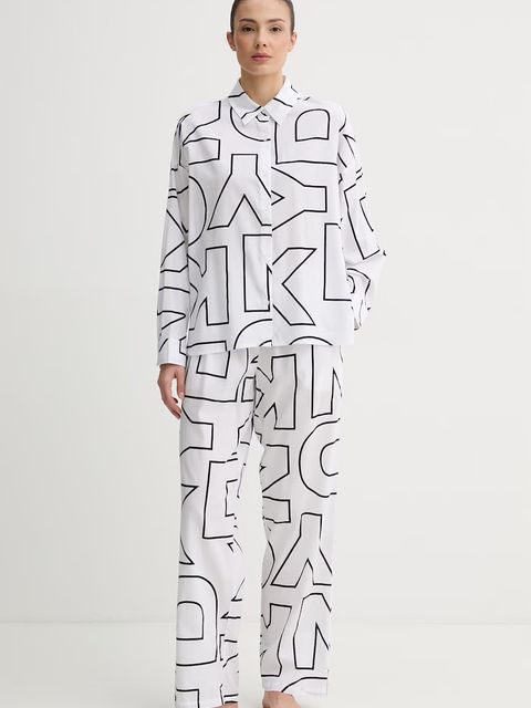 DKNY piżama dwuczęściowa damska bawełniana - zdjęcie produktu nr 2