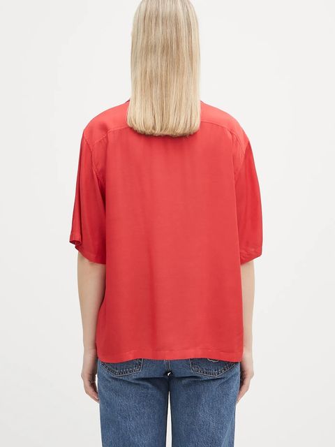 Aries koszula Ancient Column Satin Viscose Hawaiian Shirt