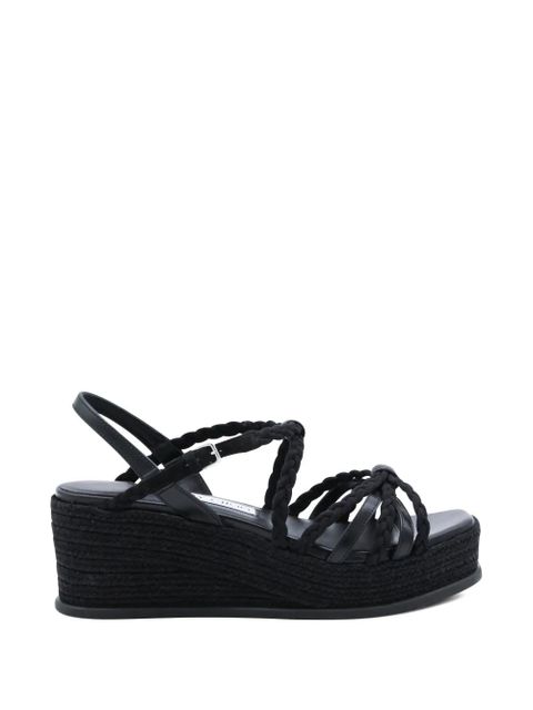 Jimmy Choo Nyra braided platform espadrilles - Black - zdjęcie produktu nr 1