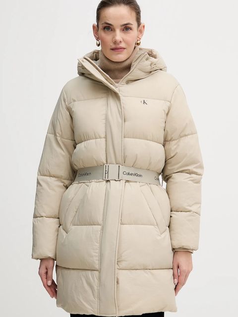 Calvin Klein Jeans kurtka kolor beżowy LV047D508G - zdjęcie produktu nr 1