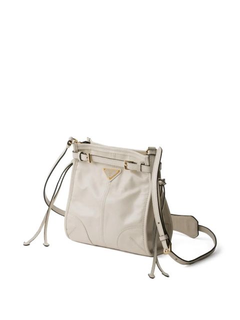 Prada Bonnie leather mini shoulder bag - White