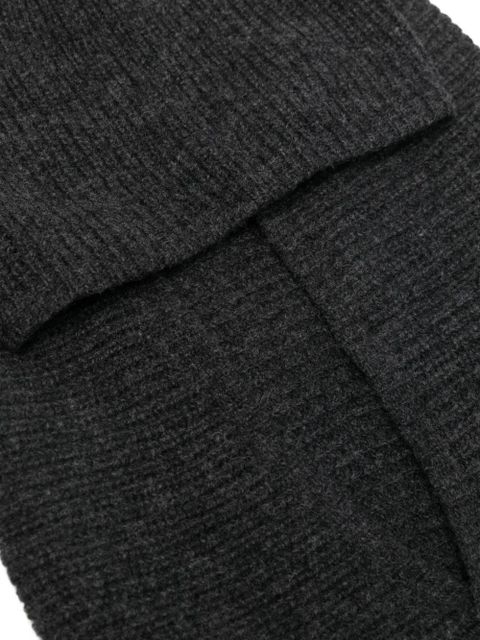 Alysi ribbed-knit balaclava - Grey