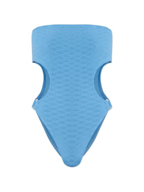 Bond-eye cut-out swimsuit - Blue - zdjęcie produktu nr 1
