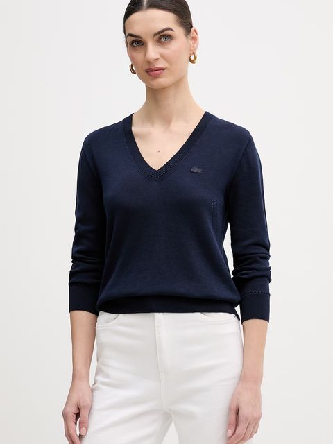 Lacoste sweter bawełniany