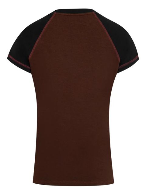 LOEWE Anagram-embroidered T-shirt - Brown - zdjęcie produktu nr 2