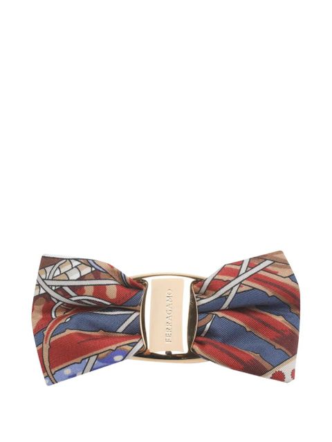 Ferragamo bow logo hair clip - Red - zdjęcie produktu nr 1