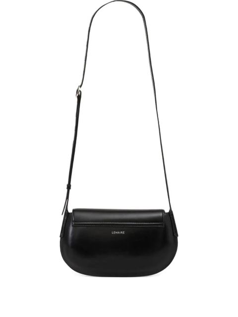 LEMAIRE Belly leather shoulder bag - Black - zdjęcie produktu nr 1